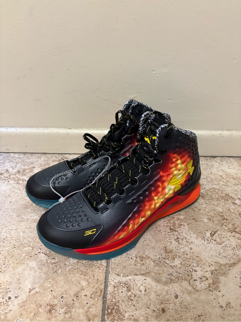 Under Armour Curry 1 Retro Curry Jam Basketball Shoes 3028138-001 Size 10.5